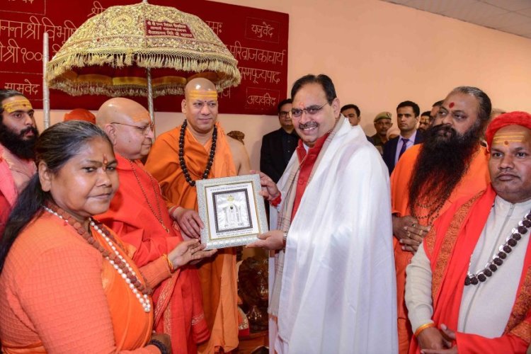 Chief Minister Bhajanlal Sharma Visits Mahakumbh, Receives Blessings from Saints